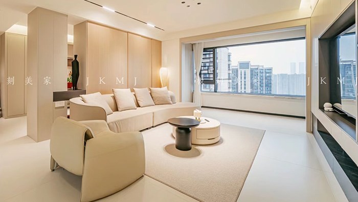 长沙-龙湖天宸原著-160m²现代奶油·极刻美家全屋整装