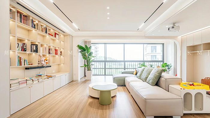 长沙-江山玖樾-150m²现代奶油·极刻美家全屋整装