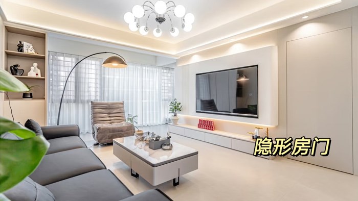 长沙日盛湖湘悦府，125m²现代奶油·极刻美家全屋整装